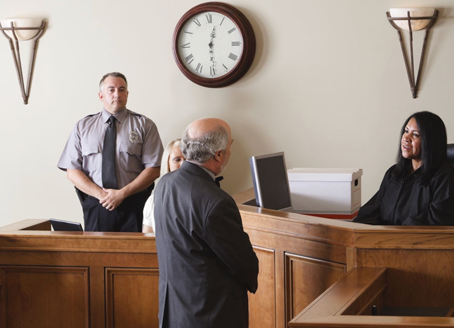courtroom scene